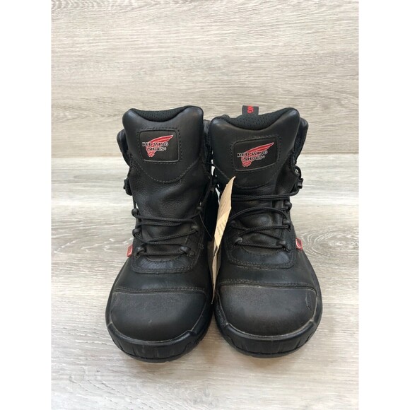 Red Wing CRV ASTM F2892-11 Men US 6 Black Leather Lace-Up Waterproof Combat Boot - Picture 2 of 10